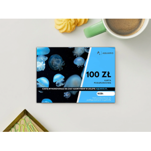 Karta podarunkowa 100 zł - Idealny prezent dla akwarysty lub terrarysty