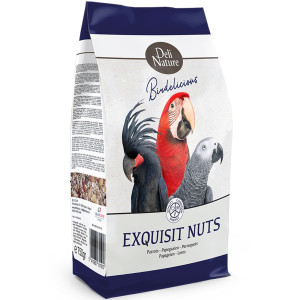 Deli Nature Birdelicious Exquisit Nuts 750g - uzupełnienie pokarmu dla papug
