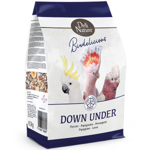 Deli Nature Birdelicious Down Under 800g - pokarm dla średnich papug kakadu
