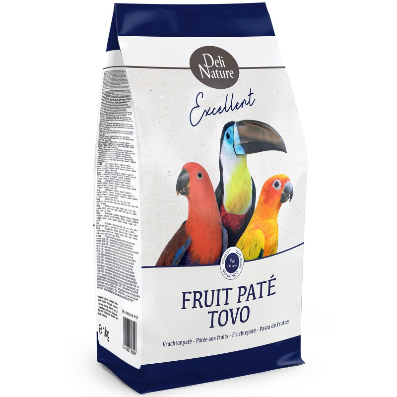 Deli Nature Birdelicious Friut Pate 750g - pokarm i witaminy dla ptaków ozdobnych