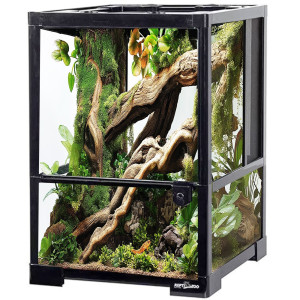 Repti-Zoo Glass Terrarium 30x30x45cm - szklane terrarium z metalową siatką
