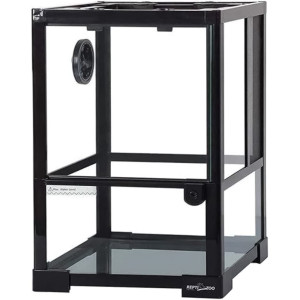 Repti-Zoo Glass Terrarium 30x30x45cm - szklane terrarium z metalową siatką