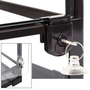 Repti-Zoo Glass Terrarium 30x30x45cm - szklane terrarium z metalową siatką