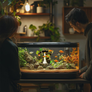 Kruger Meier Waterfall L – Piaskospad do akwarium 13x14x22 cm