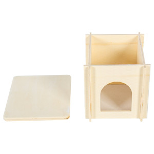 OiiBO Wooden House WH02L - drewniany domek dla gryzoni