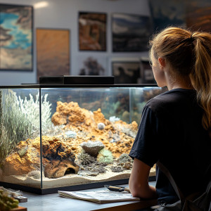 Terrario Gecko Cave S - kryjówka do terrarium 16x10x6cm