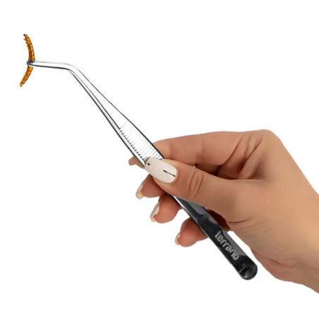 Terrario ViperTweez Bent S - pęseta zagięta 20cm – precyzyjne i bezpieczne karmienie oraz prace w terrarium