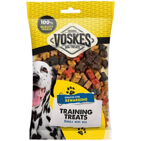 Voskes Training Treats Bones Mini Mix - przysmaki treningowe mini dla psa kości mix 200g