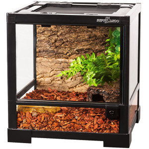 Repti-Zoo Glass Terrarium 30x30x32cm - szklane terrarium z metalową siatką