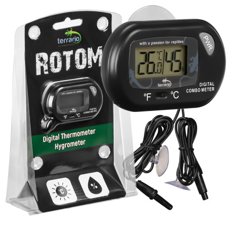 Terrario Rotom Digital Thermometer Hygrometer - termometr i higrometr – Gwarancja niezawodności i najwyższej wydajności