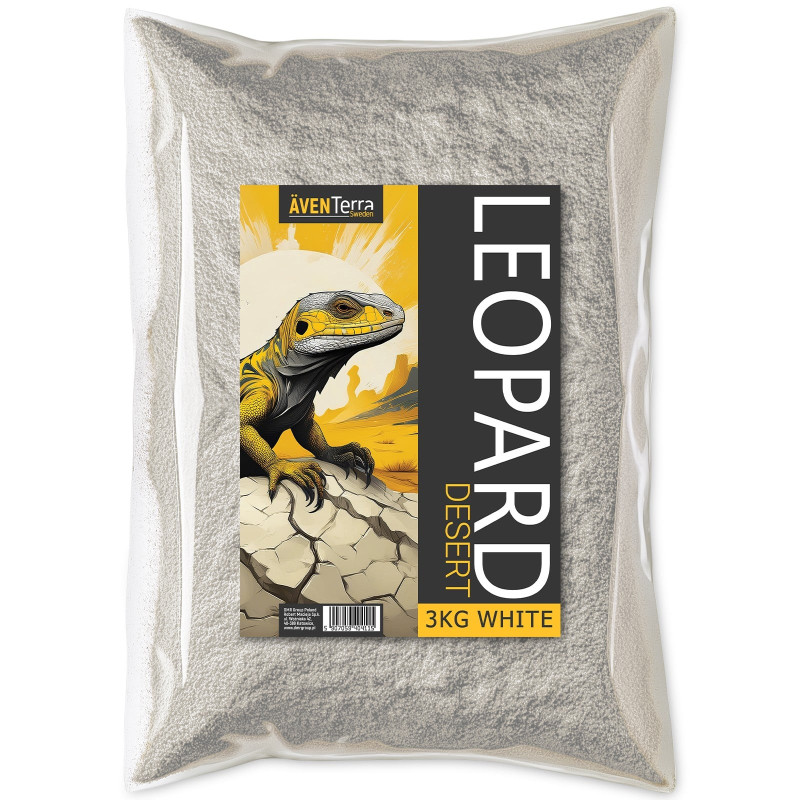 Aventerra Sweden LEOPARD Desert White 3kg - glina do terrarium