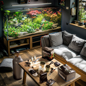 Aquario Exclusive 2.0 - zestaw CO2 z elektrozaworem i komputerem pH + butla 8l