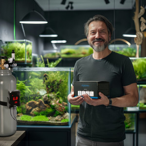 Aquario Exclusive 2.0 - zestaw CO2 z elektrozaworem i komputerem pH + butla 8l
