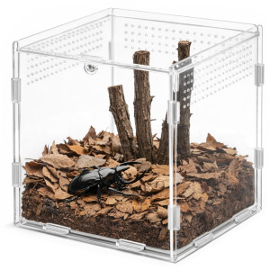 Terrario MicroAir Hab - terrarium akrylowe 15x15x15cm