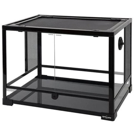 Repti-Zoo Glass Terrarium 60x45x45cm - szklane terrarium z metalową siatką
