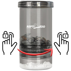 Repti-Zoo Vita-Calcium Shaker - kubek do obsypywania owadów karmowych