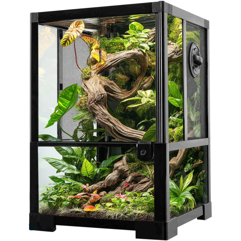 Repti-Zoo Glass Terrarium Net 30x30x45cm - szklane terrarium z metalową siatką