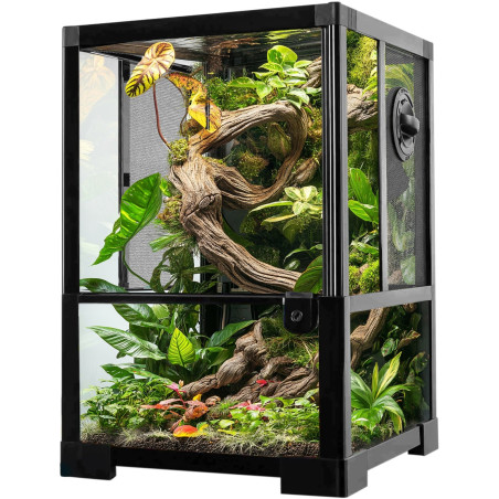 Repti-Zoo Glass Terrarium Net 30x30x45cm - szklane terrarium z metalową siatką