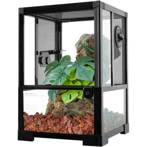 Repti-Zoo Glass Terrarium Net 30x30x45cm - szklane terrarium z metalową siatką