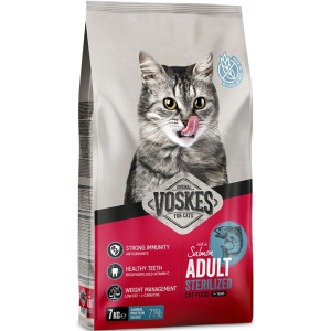 Voskes Adlut Sterilized Salmon 7kg - karma dla kotów wysterylizowanych