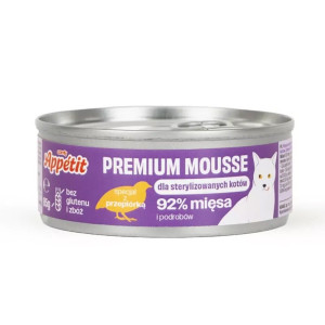 Comfy Appetit Premium Mousse Sterilized Przepiórka 85g - Karma dla kota