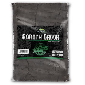 Terrario Goroth Orgor 1kg - czarna glina do terrarium pustynnego