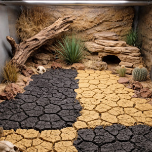 Terrario Goroth Orgor 1kg - czarna glina do terrarium pustynnego