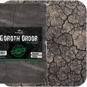 Terrario Goroth Orgor 1kg - czarna glina do terrarium pustynnego