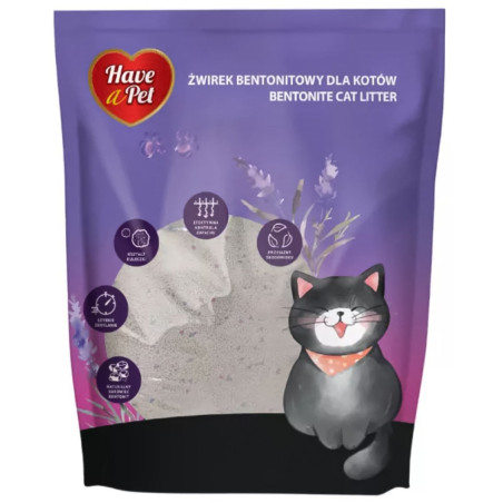 Have a Pet Żwirek Bentonitowy dla kotów o zapachu Lawendy 5kg