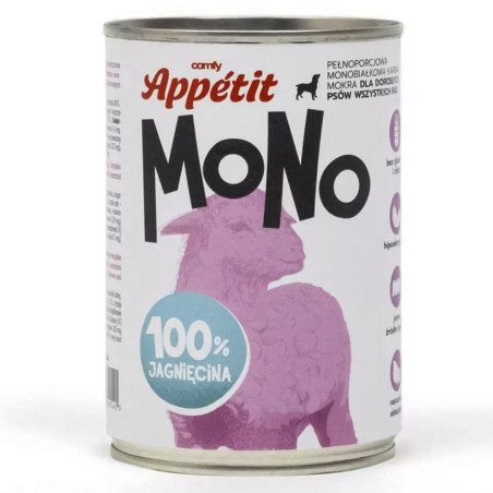Comfy Appetit MONO Lamb 400g - pokarm jagnięcina