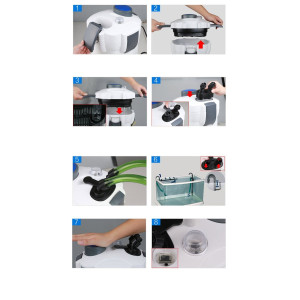 SunSun HW-304B - filtr zewnętrzny z UV do 600l