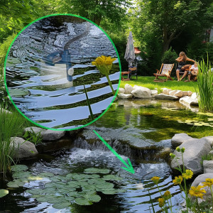 SunSun YGP 2500 -  zestaw wąż i  pompa wody niskiego zanurzenia 2500l/h