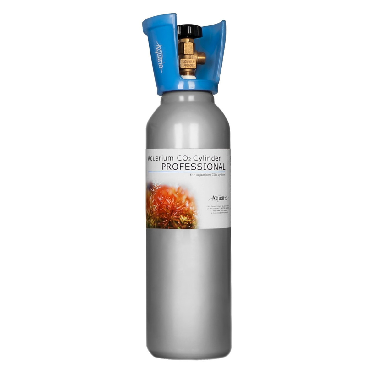 Butla CO2 Aquario BLUE 5l 57cm - nowa z zaworem – Gwarancja niezawodności i precyzyjnego dozowania dwutlenku węgla