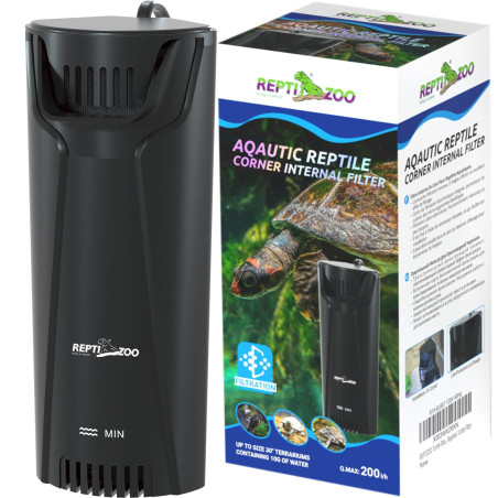 Repti-Zoo Reptile Aquatic Corner Filter - filtr wody dla żółwi i płazów 200l/h