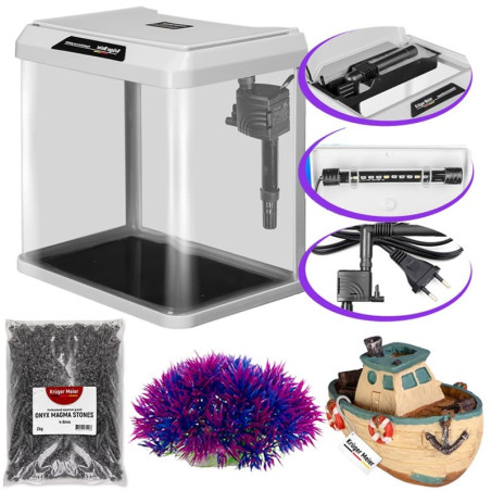 Kruger Meier Como Aquarium 16l - Gotowy zestaw akwarystyczny