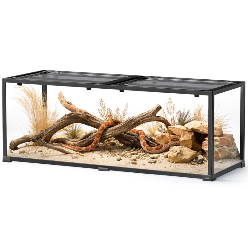 Repti-Zoo RKE Super Vision 360 - terrarium szklane 120x45x45cm