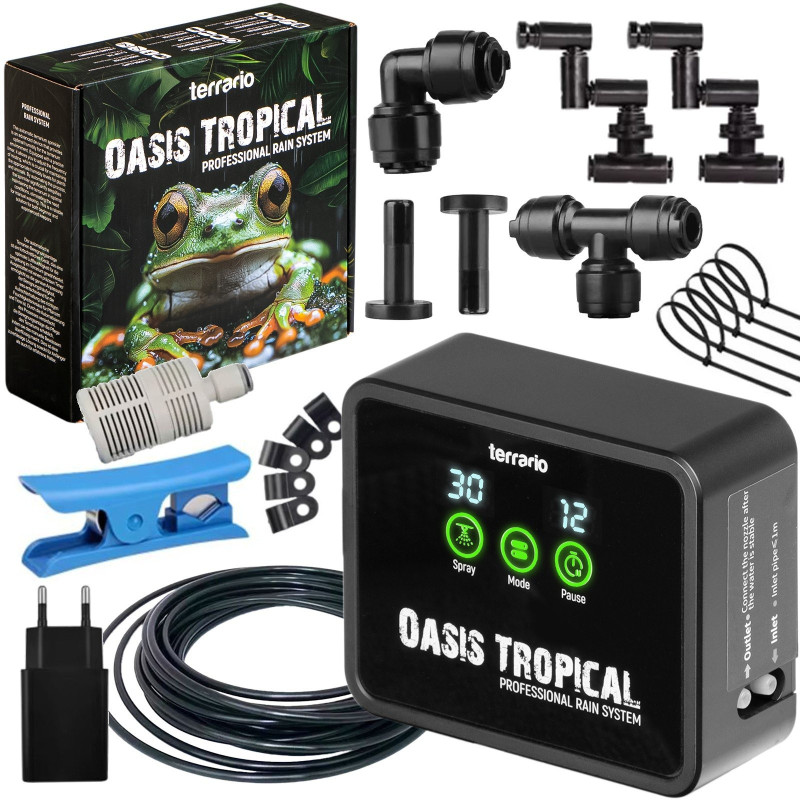 Terrario Oasis Tropical - zraszacz automatyczny – zapewnij idealną wilgotność w terrarium
