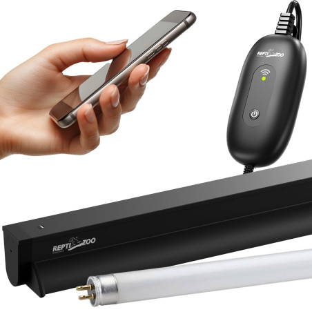 Repti-Zoo Lighting Combo Smart KIT - lampa UVB 8W sterowana aplikacją