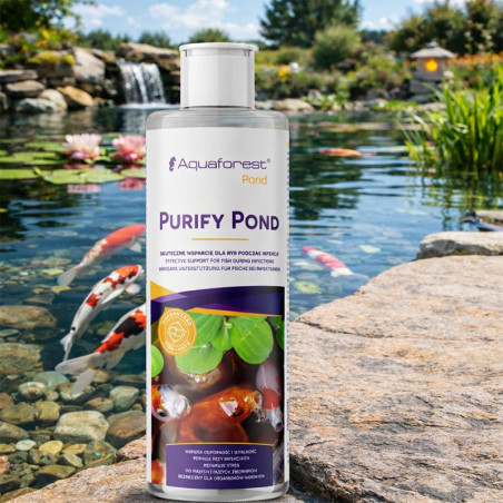 Aquaforest Purify POND 500ml - środek do pielęgnacji ryb w oczkach wodnych