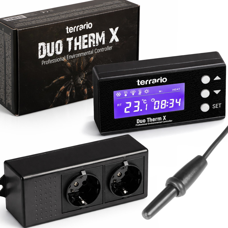 Terrario Duo Therm X - termostat dzień i noc z programatorem czasowym