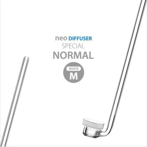 Neo Diffuser Special Normal M CO2 + Clip White – dyfuzor + kolanko CO2 do akwarium 17mm