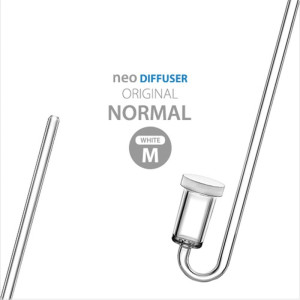 Neo Diffuser Original M CO2 + Clip White – dyfuzor CO2 + kolanko do akwarium 17mm
