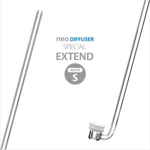 Neo Diffuser Special Extended S white - dyfuzor CO2 12mm do akwarium