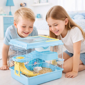 Furrever Friends Miku Easy Small Blue - klatka dla małych gryzoni zestaw