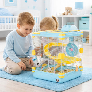 Furrever Friends Miku Double Easy Blue - klatka dla małych gryzoni zestaw