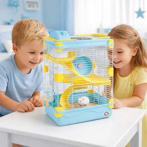 Furrever Friends Miku Double Easy Blue - klatka dla małych gryzoni zestaw