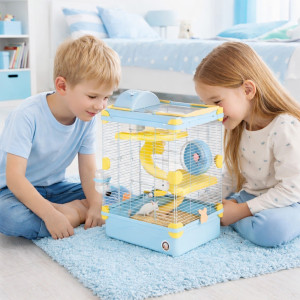 Furrever Friends Miku Double Easy Blue - klatka dla małych gryzoni zestaw