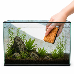 Kruger Meier Glesso Pro - gąbka do mycia szyb akwarium