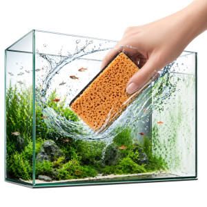 Kruger Meier Glesso Pro - gąbka do mycia szyb akwarium