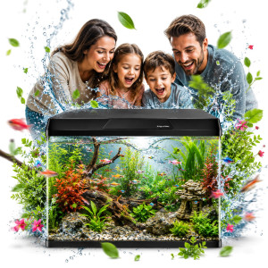 Kruger Meier LAORIA Panoramic 600 - akwarium 60l z oświetleniem i pokrywą